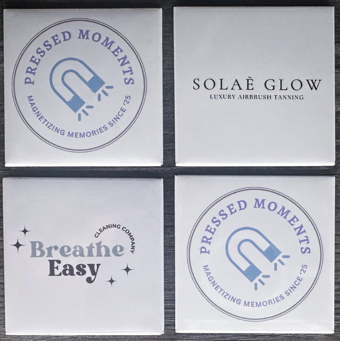 2" Square Custom Photo Magnets- Bulk Order