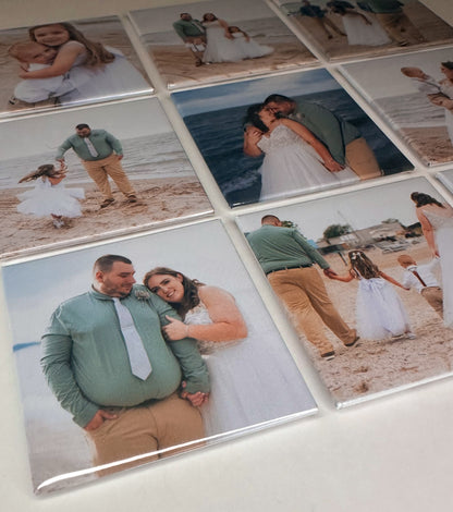 2” Square Custom Photo Magnets