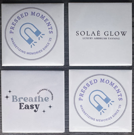 2" Square Custom Photo Magnets- Bulk Order